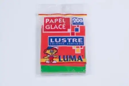 Papel Glacé Luma Lustre Colores 200 hojas