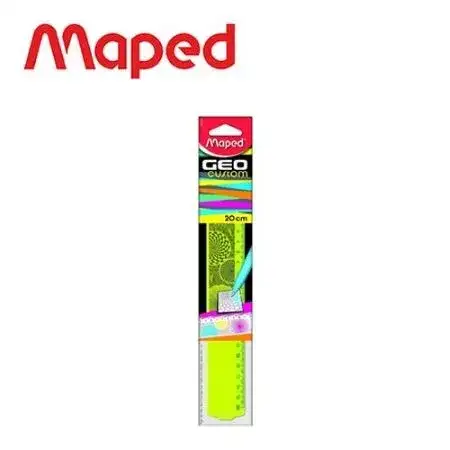 Regla 20cm Maped Geo custom  blíster x 1