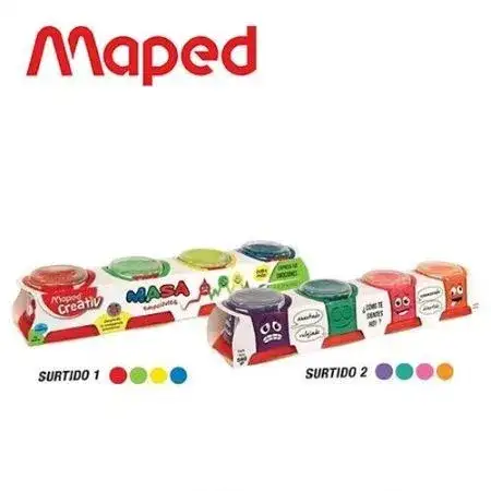 Masa moldeable  Maped Creativ - Amarillo x pote 120 grs