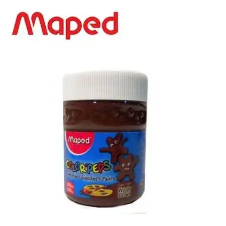 Tempera Maped 250 grs Marrón En pote