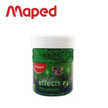 Tempera Maped effect Cesped Glitter 250 grs En pote