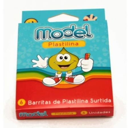 Plastilina Model 20grs 6 Colores -2