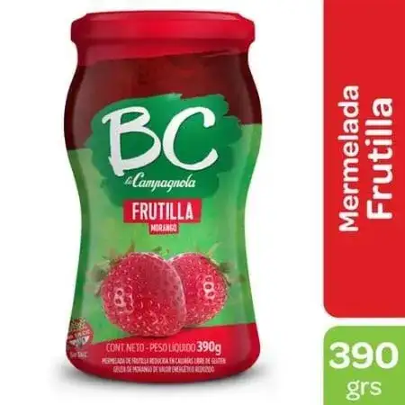 Mermelada La Campagnola B.C. 390grs Frutilla