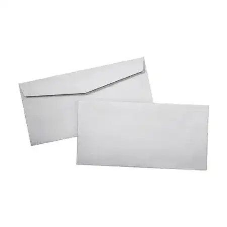 Sobres Medoro Oficio Inglés Papel obra 120x235mm Blanco caja x 500 Cost. Laterales 63gr