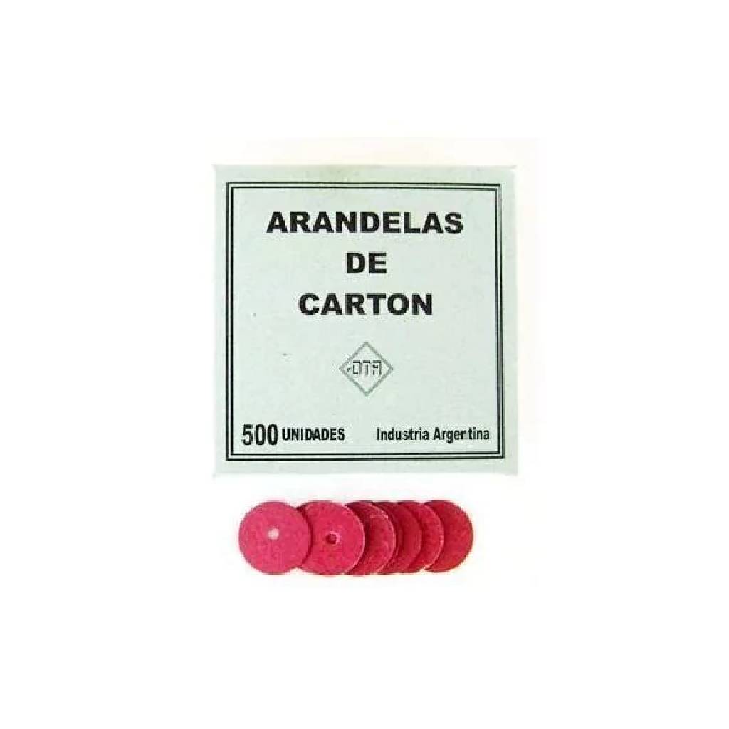 Arandelas De Carton OTA  X 500 Unidades