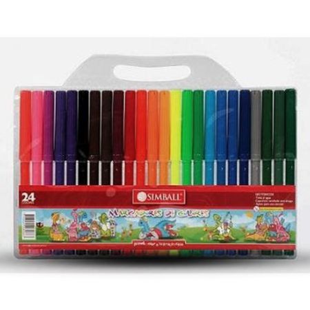 Marcadores Simball Standard 24 colores en blíster