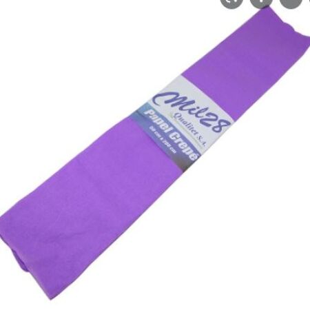 Papel Crepe Celeste  Mil28 50cmx2m x unidad -2
