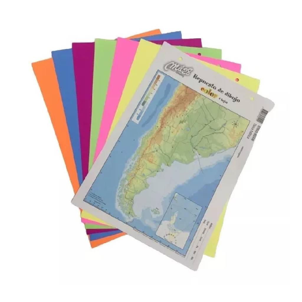 Repuesto Mil28 De Dibujo Nº5 Colores 25 hojas