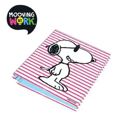 Carpeta con anillos Mooving Snoopy Cartone A4 2 x Ø40mm