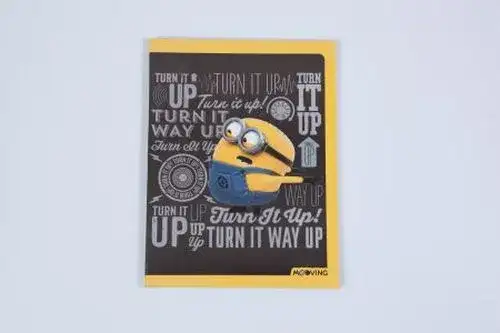 Cuaderno Mooving Minions Rayado Escolar Tapa flexible 48 hojas
