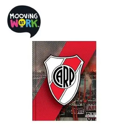 Cuaderno Mooving River Plate Rayado Nº3 (19x24 cm) Tapa Dura 48 hojas