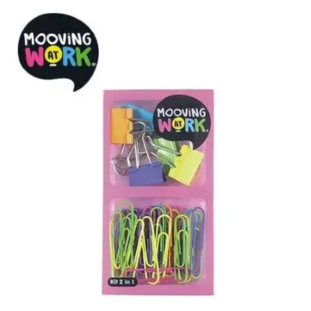 Set de escritorio  Mooving Kit 2 en 1 Rosa