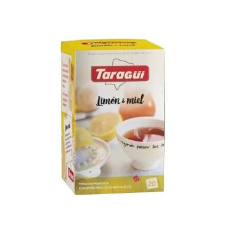 Te Taragui Limón y miel 20 saquitos