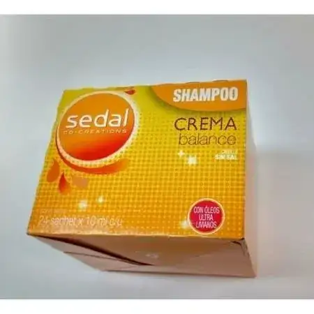 Shampoo Sedal en sachet 10ml Caja x 24