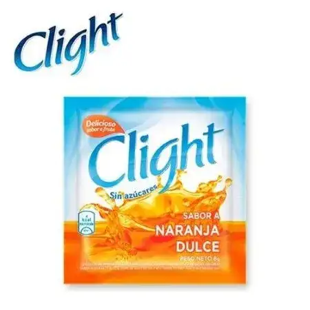 Jugo Clight en polvo 9,5 grs 20 sobres Naranja