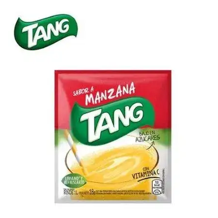 Jugo Tang en polvo 25grs 18 sobres Manzana