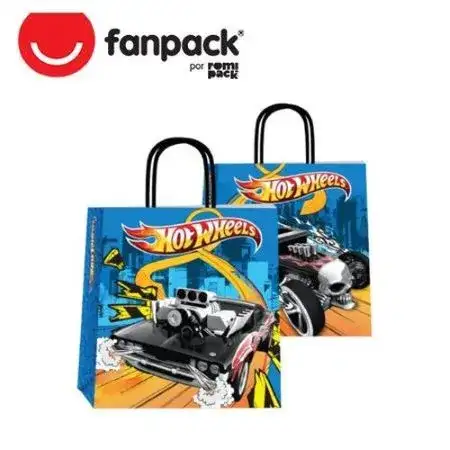 Bolsa de papel Neo Pack Hot Wheels 32x10x30cm