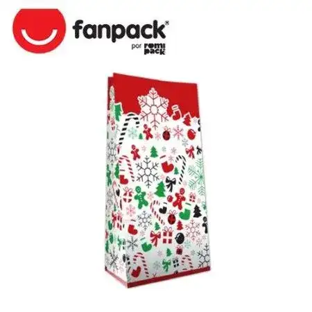 Bolsa de papel Neo Pack Navidad 22x10x30cm Acu felíz navidad