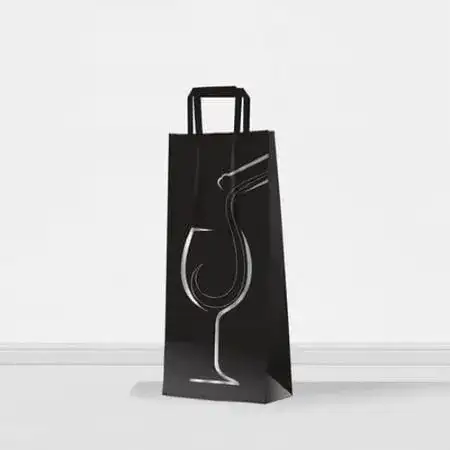 Bolsa de papel Neo Pack Drink / tematica 14x08x40cm