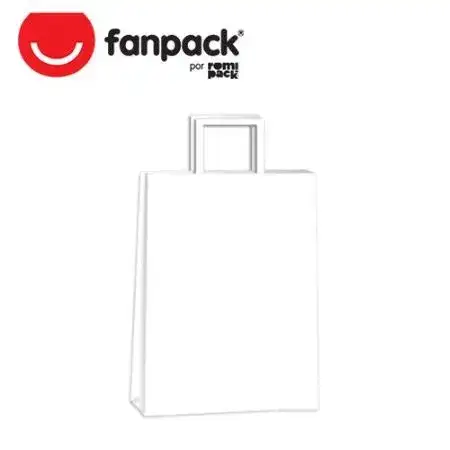 Bolsa de papel Neo Pack Acuario Classic 30x12x41cm Blanco