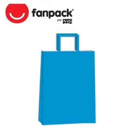 Bolsa de papel Neo Pack Acuario Colores 22x10x30cm Azul