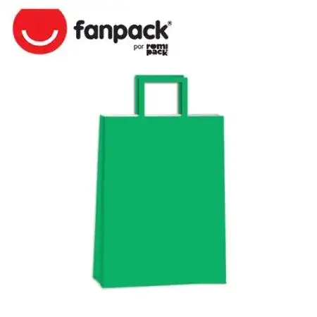 Bolsa de papel Neo Pack Acuario Colores 22x10x30cm Verde