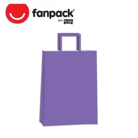 Bolsa de papel Neo Pack Acuario Colores 22x10x30cm Violeta