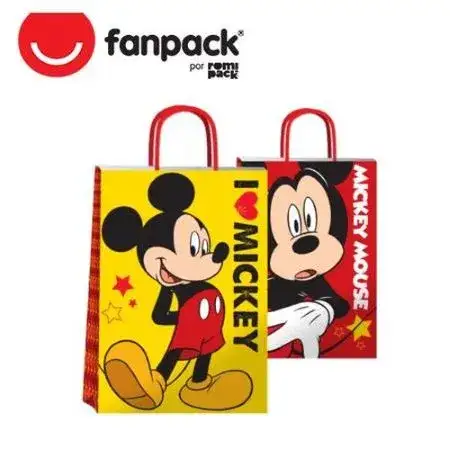 Bolsa de papel Neo Pack Mickey Mouse 32x10x30cm lun enc fsc