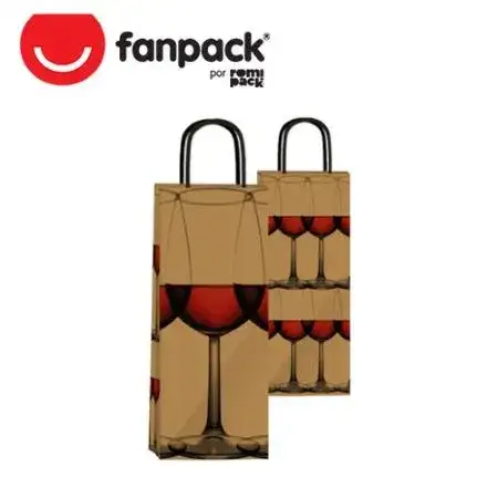 Bolsa de papel Neo Pack Copas 14x08x35cm