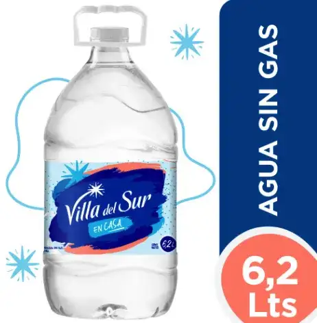 Agua Mineral Villa Del Sur Sin Gas  Bidón 6l