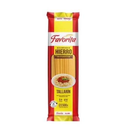 Pasta Seca Fideos Tallarin Favorita 500g