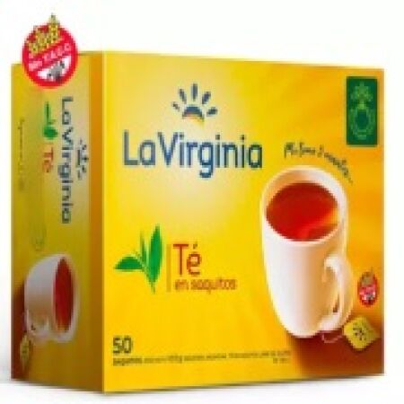 Te La Virginia Clásico 50 saquitos Negro