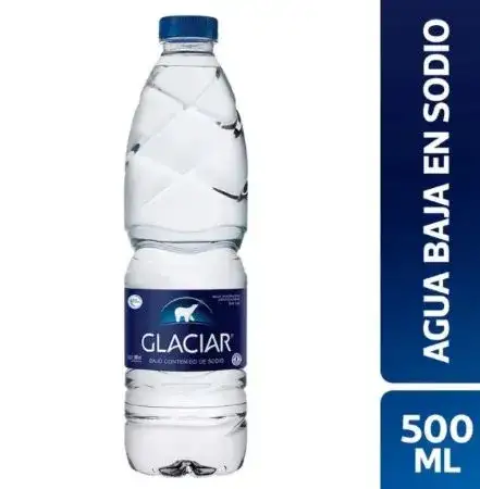 Agua mineral Glaciar Sin gas 500cc Pack x 12