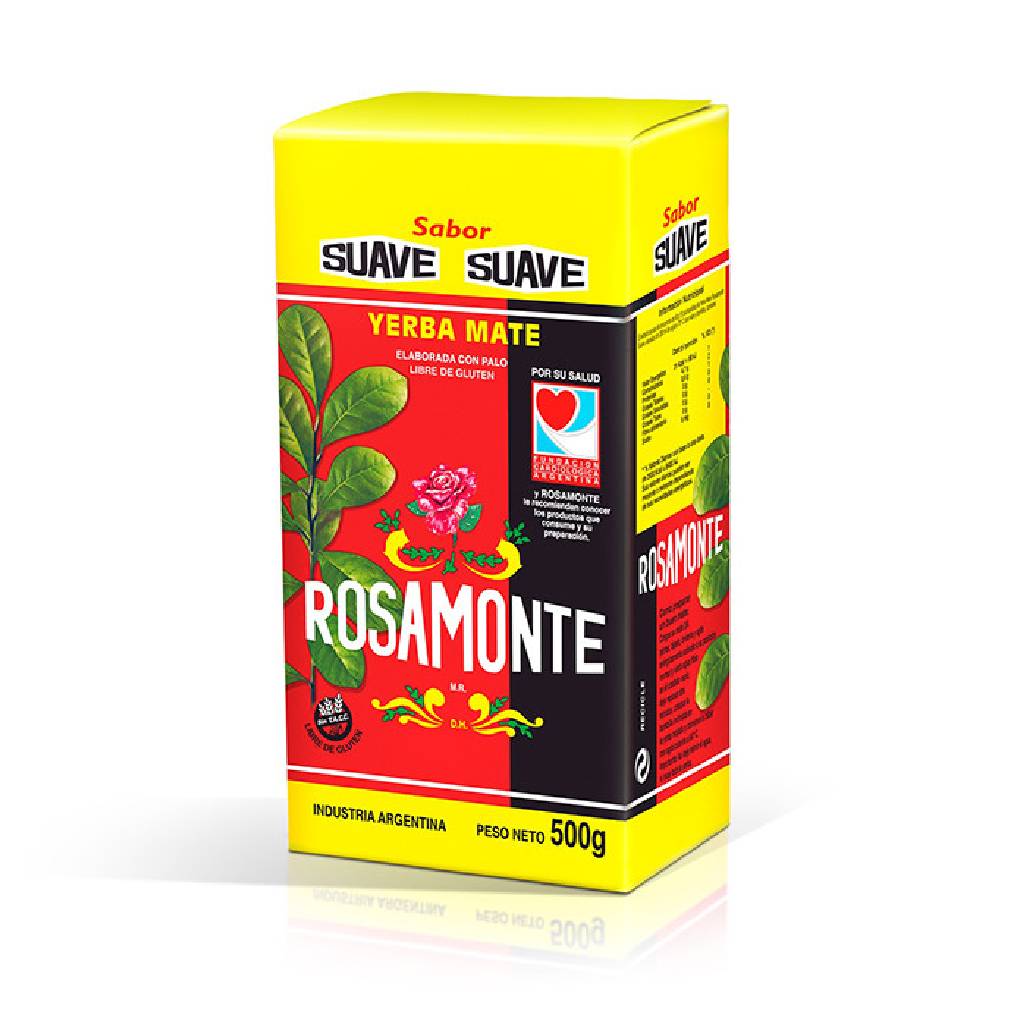 Yerba Mate Rosamonte Suave X500 Grs