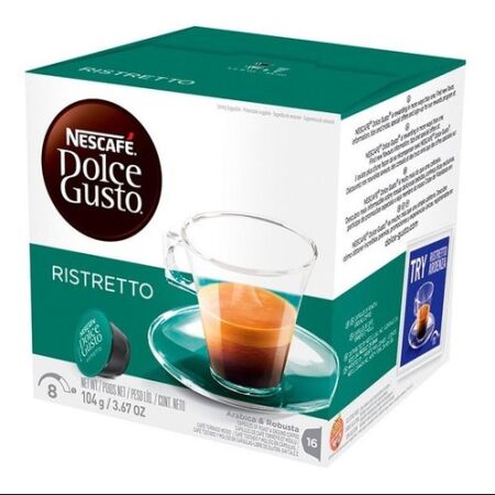 Café Nescafe Dolce Gusto En cápsula 16 unidades Ristretto