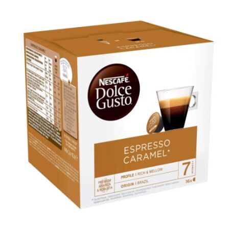 Café Nescafe Dolce Gusto En cápsula 16 unidades Espresso Caramel