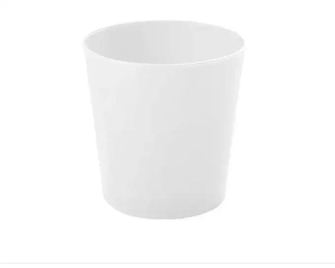 Vaso plástico 180cc   Blanco x 100 unidades