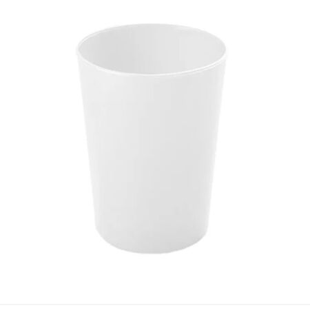 Vaso plástico 300cc   Blanco x 100 unidades