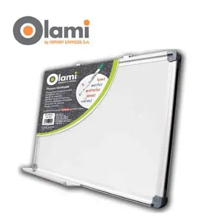 Pizarra Olami Magnética 90x150cm Blanca Con pedestal Doble faz
