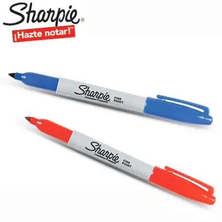 Marcador Sharpie Permanente Punta fina Turquesa