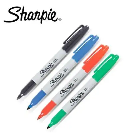 Marcador Sharpie Permanente Punta fina Negro