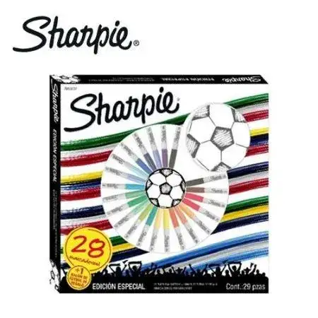 Marcador Sharpie Permanente Punta fina 28 colores Ruleta