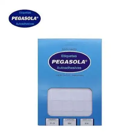 Etiquetas Pegasola Manual 19x19mm 30 hojas x 35 Etiq