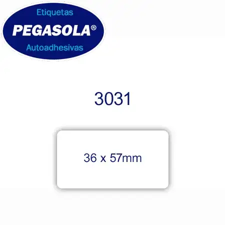 Etiquetas Pegasola Manual 35x57mm 30 hojas x 8 Etiq