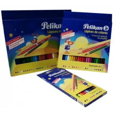 Lápices Pelikan largos 12 colores