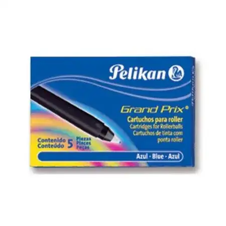 Repuesto Pelikan Grand Prix Roller Borrable caja x 5