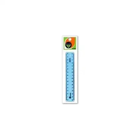 Regla Pizzini Escolar 15cm Cristal blíster x 1