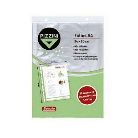 Folios Pizzini 50 micrones A4 10 unidades PPP -2