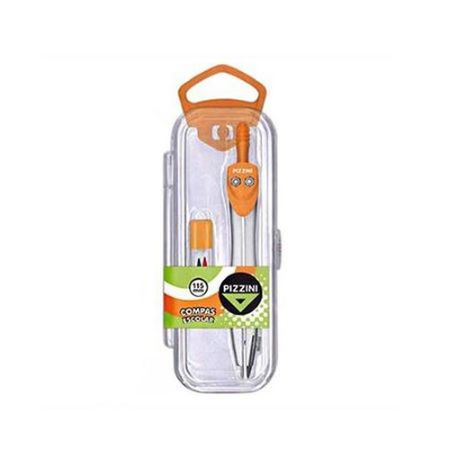 Compás Pizzini metálico 115mm Círculos hasta 35cm -2