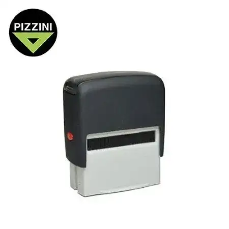 Sello Pizzini automático 60x25mm Negro Nº40